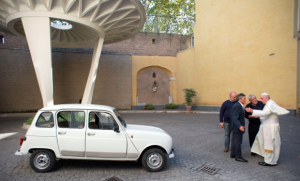 Pope Francis & his Ford Focus