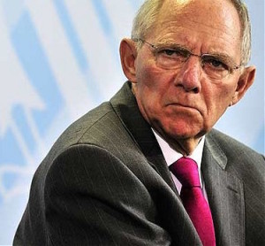 German finance minister, Wolfgang Schäuble